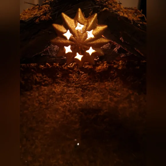 Hand-painted Porcelain Nativity Set - Picture 10 of 12